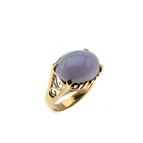 Lavender Dreams - Vintage 14K Gold Lavender Jadeite Ring (VR883)
