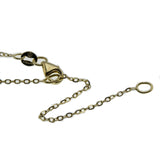 Deep Sky - Vintage 14K Gold Natural Sapphire & Diamond Pendant & Chain (VP201)
