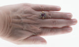 Pink Serenade - Victorian 18K Palladium Pink Sapphire & Old Cut Mine Diamond Ring (VICR165)