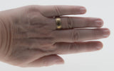 Exquisite - Vintage Signed 'MALO' 14K Gold Engraved Wedding Band Ring (VR1122)