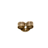 Reserve For Client: Opalescent Must Haves - Vintage 10K Gold Natural Opal Stud Earrings (VE536)
