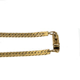 Golden Adornment - Vintage 10K Gold Herringbone Necklace (VN179)