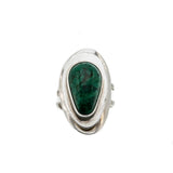 Oasis - Vintage Sterling Silver Malachite Ring (VR890)