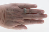 Stairway To Heaven - Vintage Retro 14K Gold Natural Diamond Engagement & Wedding Ring Set (VR1125)