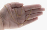 Golden Times - Victorian English 9K Gold Belcher Chain Necklace (VICN046)