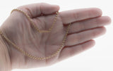 Golden Days - Victorian English 9K Gold Belcher Chain Necklace (VICN047)