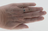 Brilliant Solitaire - Vintage Rhodium Sterling Silver Cubic Zirconia Engagement Ring (VR1131)