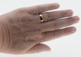 Wedding day - Vintage 18K Rose Gold Wedding band Ring (VR1135)