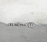 Birks - Vintage Sterling Silver Engraved Brooch (VBR242)