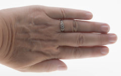 Deco Dream - Art Deco English Platinum & 18K White Gold Natural Diamond Engagement Ring (ADR299)