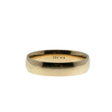 With This Ring - Vintage 10K Gold Gents Wedding Band Ring (VR896)