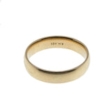 With This Ring - Vintage 10K Gold Gents Wedding Band Ring (VR896)