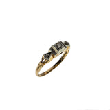 Deco Delight - Art Deco 18K/14K Gold Antique Cut Diamond Engagement Ring (ADR248)