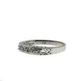 I Love You - Estate 10K White Gold Diamond Ring (ER322)