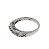 I Love You - Estate 10K White Gold Diamond Ring (ER322)