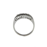 I Love You - Estate 10K White Gold Diamond Ring (ER322)