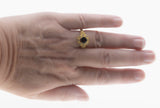 Edwardian Revival - Vintage Signed 'Generations 1921' Gold Plated Sterling Silver Natural Garnet & White Zircon Cluster Ring (VR1148)