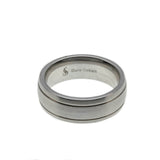 Sleek & Classic - Estate Dura Cobalt Alternative Metal Gents Wedding Band Ring (ER328)