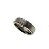 Ring With An Edge - Estate Triton Titanium Gents Wedding Band Ring (ER329)