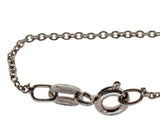 Birks - Art Deco German Sterling Silver Paste Pendant & Chain (ADP025)