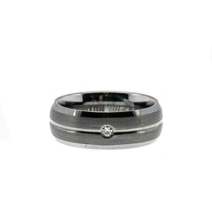 A Touch Of Sparkle - Estate Triton Tungsten Diamond Wedding Band Ring (ER334)