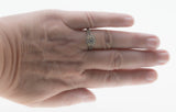 Glittering Isles - Estate 14K White Gold Natural Diamond Engagement Ring (ER453)