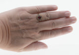 Scarlet Jewel - Vintage 18K Gold Natural Ruby & Diamond Bespoke Ring (VR1152)