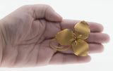 Bond - Boyd - Vintage Signed Gold Filled Flower Brooch (VBR378)