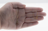 Walk In The Park - Edwardian 8K Gold Ruby Paste Engraved Pendant & 14K Gold Filled Chain (EDP039)