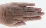 From Here To Eternity - Vintage Rhodium Plated Sterling Silver Cubic Zirconia Eternity Band Ring (VR1154)