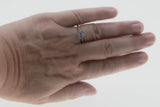 Elegant Halo - Vintage Rhodium Plated Sterling Silver Cubic Zirconia Cluster Ring (VR1156)