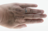 Art Carved - Vintage Rhodium Plated Sterling Silver Cubic Zirconia Engagement Ring (VR1159)