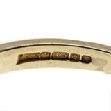 On This Day In 1941 - Vintage English 9K Gold Natural Sapphire & 'Old Mine Cut' Diamond Ring (VR1163)