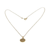 Traveller's Amulet - Vintage 14K Gold 'Saint Christopher' Pendant & 14K GF Chain (VP316)