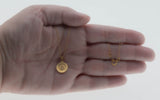 Traveller's Amulet - Vintage 14K Gold 'Saint Christopher' Pendant & 14K GF Chain (VP316)