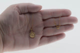 Traveller's Amulet - Vintage 14K Gold 'Saint Christopher' Pendant & 14K GF Chain (VP316)