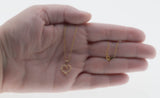 My Heart Is Yours - Vintage 14K Gold Natural Diamond Heart Pendant & 14K GF Chain (VP318)