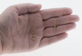 My Heart Is Yours - Vintage 14K Gold Natural Diamond Heart Pendant & 14K GF Chain (VP318)