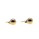 Versatile Classics - Vintage 14K Gold Button Ball Stud Earrings (VE554)