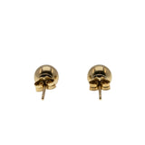 Versatile Classics - Vintage 14K Gold Button Ball Stud Earrings (VE554)