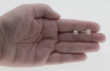 Lustrous Must Haves - Vintage 14K Gold Cultured Japanese Akoya Sea Pearl Stud Earrings (VE555)