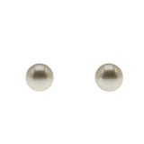 Lustrous Must Haves - Vintage 14K Gold Cultured Japanese Akoya Sea Pearl Stud Earrings (VE555)