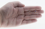 Violet Must Haves - Vintage 14K Gold Natural Amethyst Stud Earrings (VE556)