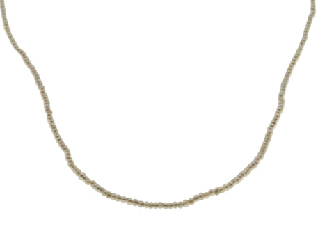 Nature's Wonder - Victorian 14K Gold Natural Seed Pearl Necklace Strand (VICN063)