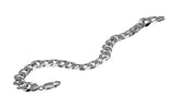 Silvery Classic - Estate Italian Sterling Silver Heavy Curb Link Bracelet (EB037)