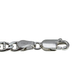 Silvery Adornment - Estate Italian Sterling Silver Mariner Link Bracelet (EB040)