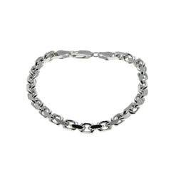 Anchors Aweigh - Estate Italian Sterling Silver Anchor Link Bracelet (EB041)