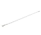 Silvery Classic - Estate Italian Sterling Silver Paper Clip Link Bracelet (EB045)