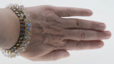 Fabulously You - Vintage Gold Plated Swarovski Aurora Borealis Crystal Bracelet (VB099)
