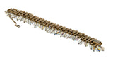 Fabulously You - Vintage Gold Plated Swarovski Aurora Borealis Crystal Bracelet (VB099)